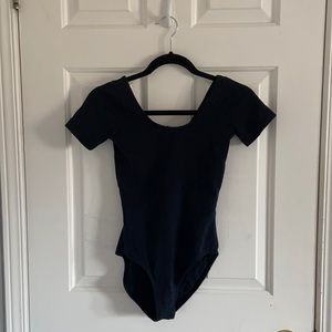 Mondor short sleeved leotard bodysuit ballet